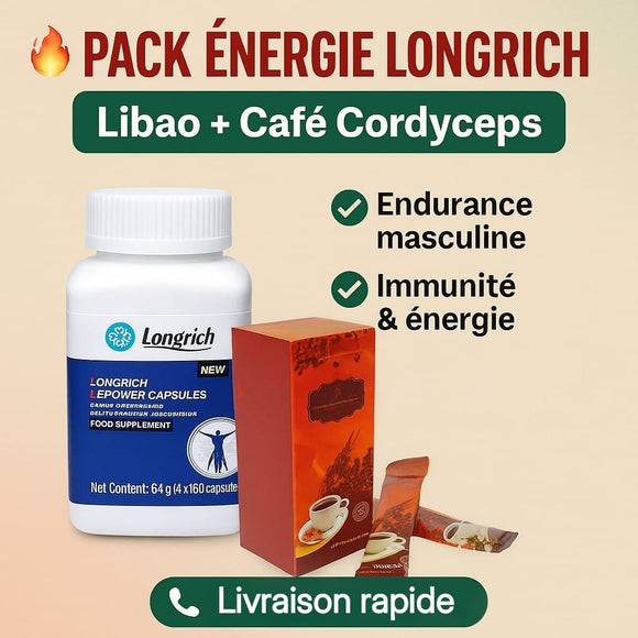 Pack Energie masculine Longrich